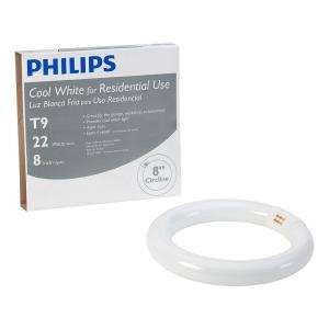 Philips 22 Watt 8 in. T9 Cool White Circline Fluorescent Bulb 391169 