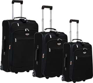 Travelers Club Santa Monica Feather Lite 3 Pc Exp. Luggage Set   Free 