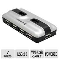 Sabrent USB HWPS External USB Hub   7 Port, USB 2.0, AC Power Adapter