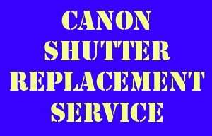CANON EOS 50D SHUTTER UNIT REPLACEMENT REPAIR SERVICE  
