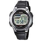 CASIO W212HD 1A MENS STAINLESS STEEL SPORTS WATCH 50M 5 ALARMS DUAL 
