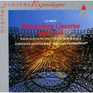 Brandenburgische Konzerte 1, 2 und 4 Johann Sebastian Bach, Nikolaus 