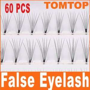 60 PCS Individual Fake False Eyelash Lashes Extension  