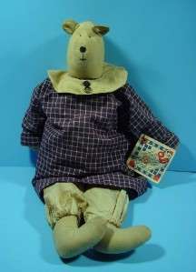 Raggs Doll Handmade Carole Taylor Hixson, TN Tag Letter  