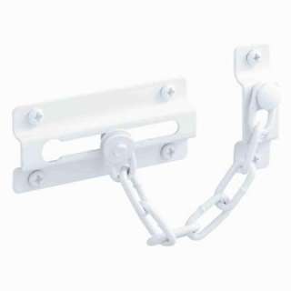 Prime Line 4 In. White Chain Door Guard U 9852 at The Home Depot 