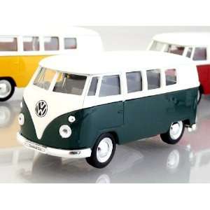 VW BULLI BUS 1962 MODEL SPIELZEUG AUTO Grün  Spielzeug
