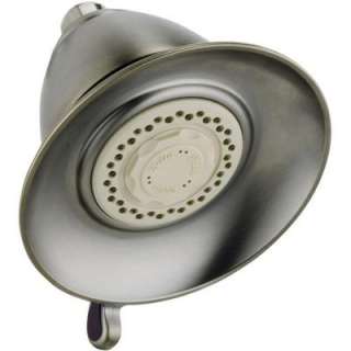 Delta Victorian 3 Spray 5 1/2 In. Touch Clean Showerhead in Stainless 