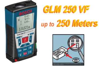 Bosch GLM 250 VF Laser Distance Measurer Rangefinder  
