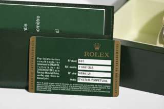 Original Rolex Submariner Date Stahl Gold 116613 LB Neu Jan. 2012 in 