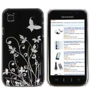   i9001 / Samsung Galaxy S i9000 (Harte Rückseite) Butterfly schwarz