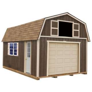   Wood Garage Kit With Sturdy Built Floor Tahoe_1216f 