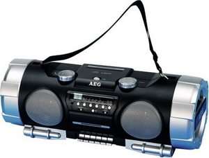 AEG SRR 4317 Radio Tuner Kassettendeck CD Player Tragbare Stereoanlage 