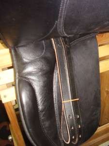   18 Newport Dressage English Saddle Horse Tack Black Leather  