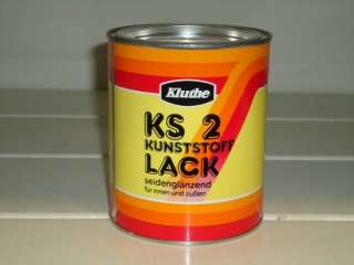 Kluthe KS 2 Kunststoff Lack seidenglänzend (6,60€/L)  
