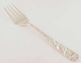 Sterling Silver S. Kirk & Son Salad Fork Repousse  