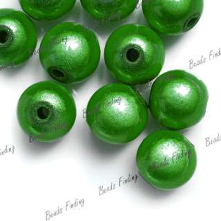 Wholesale Acrylic Round Beads Finding 4mm/6mm/10mm/12mm Choose color 