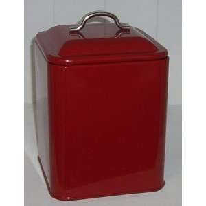 Dose Metalldose mit Deckel Vorratsdose rot lackiert: .de: Küche 