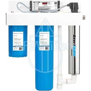   Integrated Sterilizer Sterilight Cobalt 10 25 GPM Whole House Filter