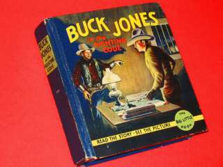 BUCK JONES in the Fighting Code 1934 BIG LITTLE BOOK  
