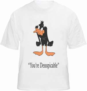 Daffy Duck T shirt Catchphrase Cartoon Quote Tee  