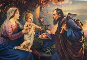 Heilige Familie Jesus Hl.Maria Mutter Gottes Hl Josef Holy Family 