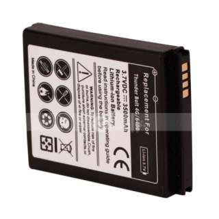 2xNew Extended Battery + Charger For HTC Thunderbolt 4g  