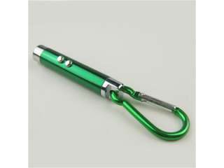   LED Mini Laser Pen Pointer Emergency Flashlight Green #9795  