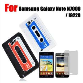 Samsung Galaxy Note N7000 KASSETTE CASE Cover Tasche Bumper Tape 