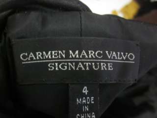 You are bidding on a CARMEN MARC VALVO Black Sleeveless Beaded Shirt 