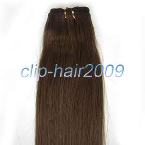   Long X 59 Wide INDIAN Remy Human Hair Weft Extensions#06&100g,New