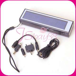 Solar Powered 4 LED Flashlight Radio Cell Phone Charger  
