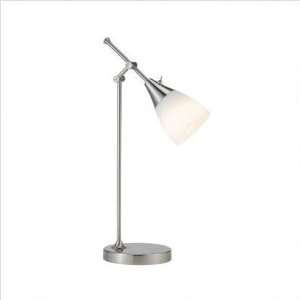  Adesso   3663 22   Tulip Desk Lamp in Satin Steel