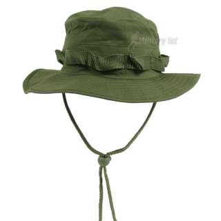 Military 1st   US GI RIPSTOP COMBAT BOONIE BUSH ARMY HAT OLIVE : S XL