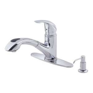  Danze D454612 Melrose One Handle Kicthen Faucet with Pull 
