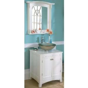  Decolav 5730 WH Stained Wood Vanity, White