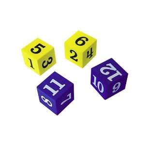   Teacher Created Resources Foam Numbered Dice (20609): Office Products