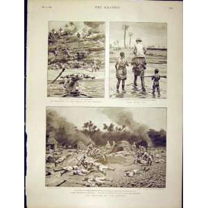   Soudan Advance Africa Battle Atbara Duck Shooting 1898
