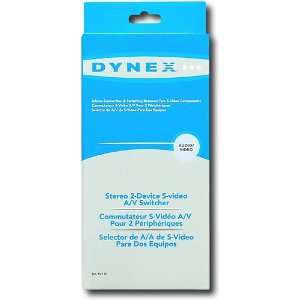  Dynex 2 Device Stereo Audio Switcher Electronics