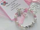 Girls 13th Birthday Personalised Bracelet & Gift Card 18th 21st 30th 