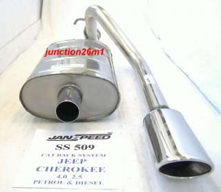 BRAND NEW JANSPEED STAINLESS STEEL CAT BACK EXHAUST TO FIT CHRYSLER 