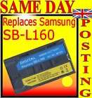 sb l160 li ion battery for samsung vp l600b type