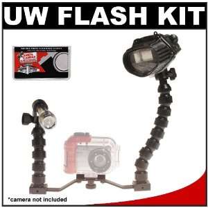 Intova ISS 4000 Underwater Slave Flash & Mini LED Torch with Flex Arms 