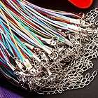 40 X Waxed Cotton Pendant Necklace Cord Thread String CHIC