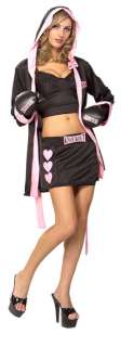 Boxer Babe Costume   Sexy Adult Costumes