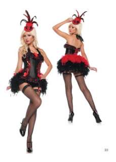 Deluxe Sexy Moulin Rouge Womens Costume Dancers Costume at Wholesale 