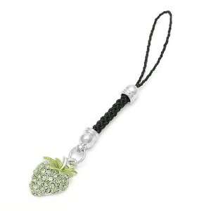Perfect Gift   High Quality Black Strap with Strawberry Charm by Light 