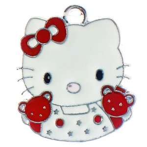  12X DIY Jewelry Making: Hello Kitty w/ bear pals enamel 
