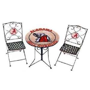Alabama Crimson Tide Bistro Table & Chairs Patio Set  