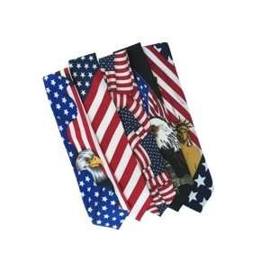  Patriotic American Flag Neckties