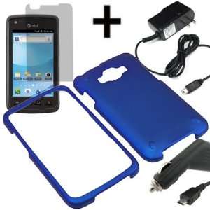   Rugby Smart i847 + LCD + Car Home Charger Blue Cell Phones